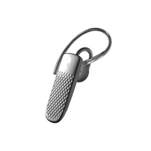In Ear Mono Bluetooth earphone with Microphone and Music in Silver, Style 618