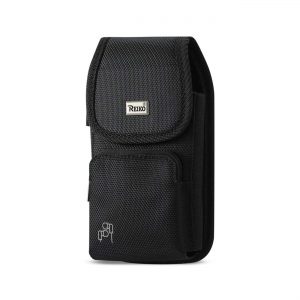Reiko Vertical Rugged Pouch With Z Lid Pattern In Black