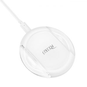 REIKO MINI WIRELESS CHARGING PAD IN WHITE